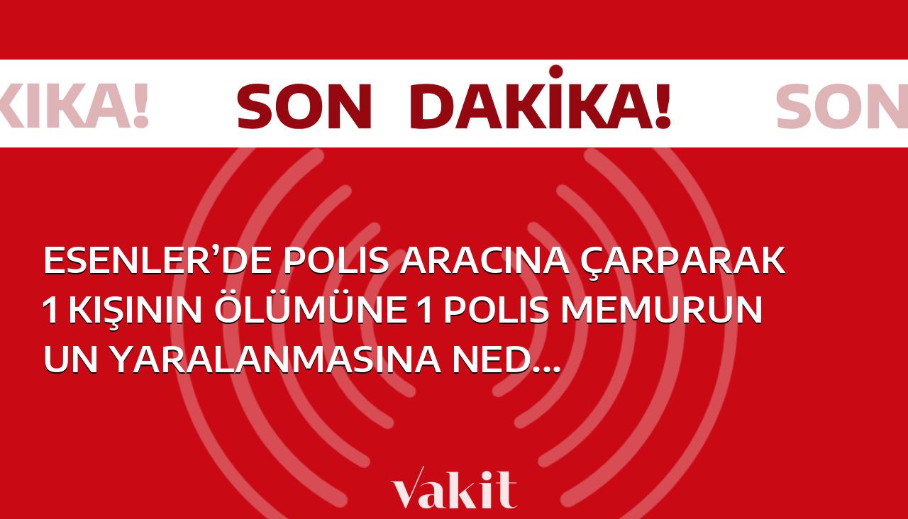 Esenler’de polis aracına çarparak 1 kişinin ölümüne 1 polis memurunun yaralanmasına neden olan sanık hakkında karar