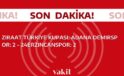 Ziraat Türkiye Kupası’nda Adana Demirspor ve 24Erzincanspor Berabere Kaldı