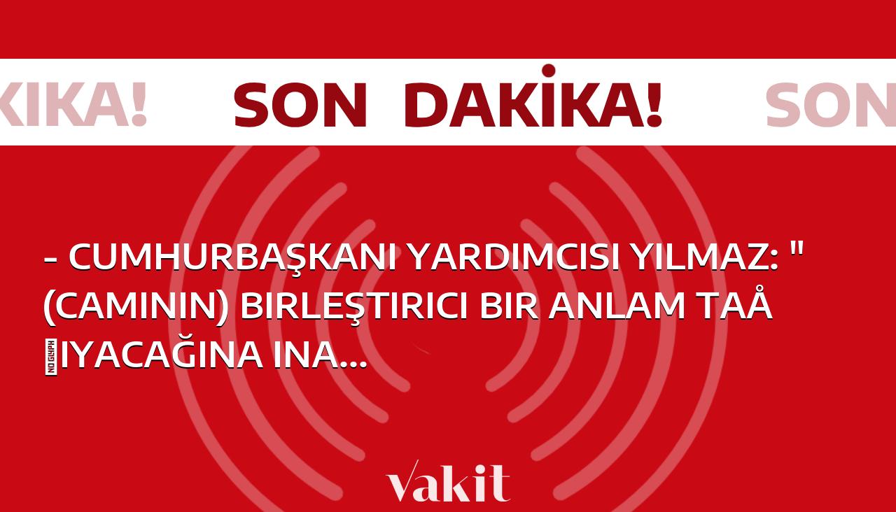 Cumhurbaşkanı Yardımcısı Yılmaz, caminin birlik sağlayıcı bir rol üstleneceğine inandığını belirtti ve KKTC’de Dr. Suat Günsel Camii’nin açılışına katıldı.