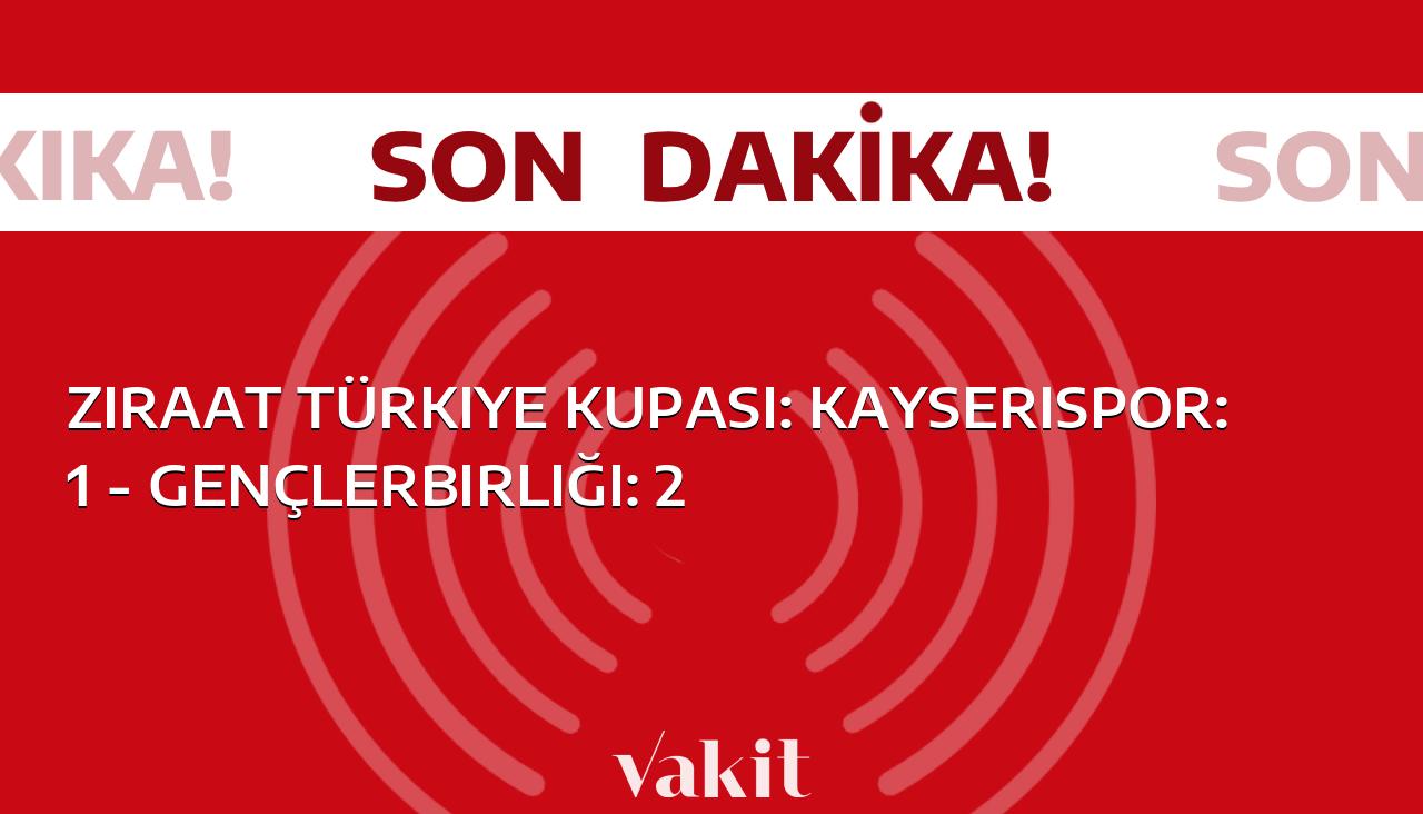 Gençlerbirliği, Ziraat Türkiye Kupası’nda Kayserispor’u 2-1 mağlup etti!