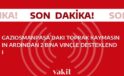 Gaziosmanpaşa’da yaşanan toprak kaymasının ardından 2 bina, vinçlerle güçlendirildi.