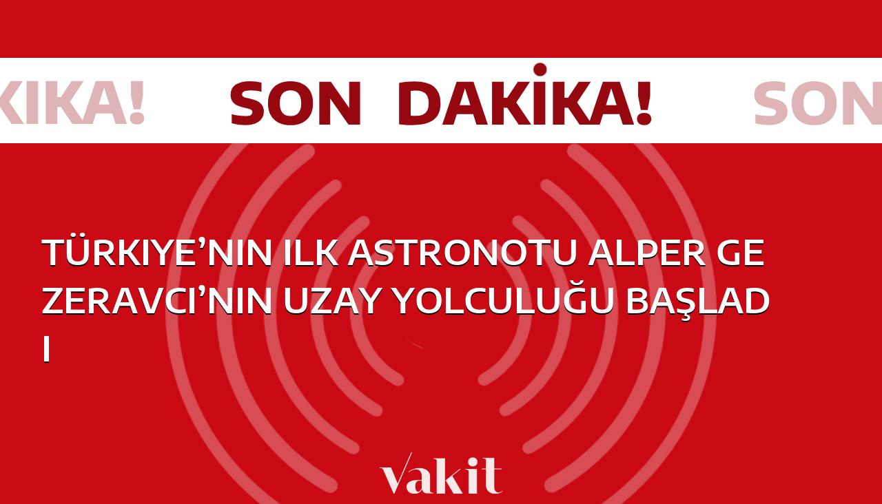 Alper Gezeravcı, Türkiye’nin İlk Astronotu Olarak Uzay Yolculuğuna Başladı