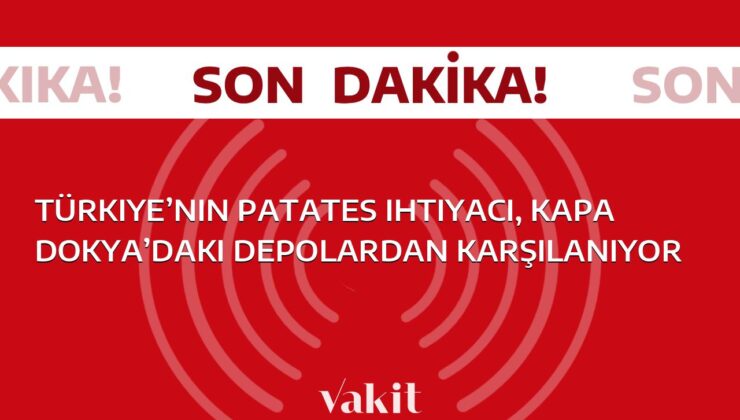 Kapadokya’daki depolardan Türkiye’nin patates ihtiyacı karşılanıyor