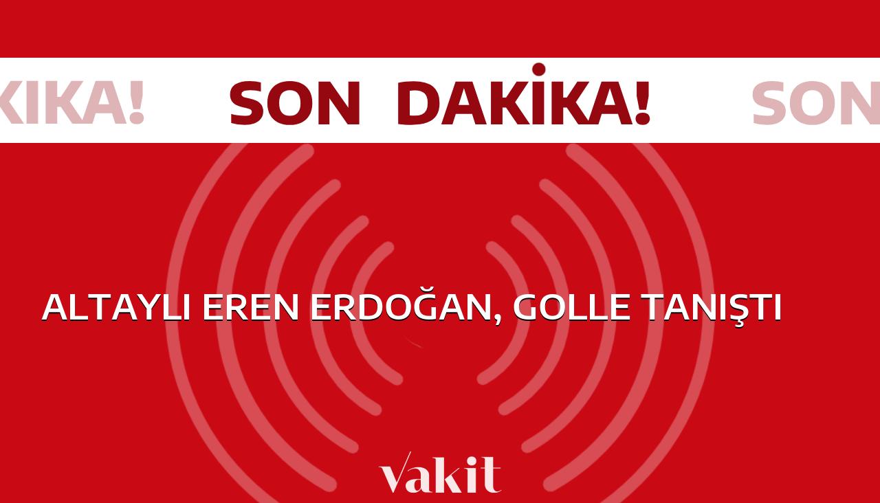 Eren Erdoğan, gol atarak ilk kez skora katkı sağladı