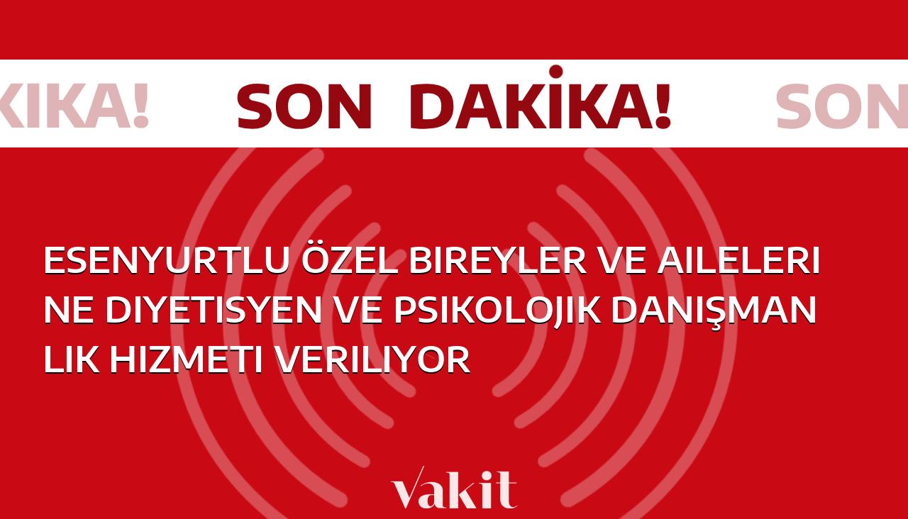 Esenyurt’taki bireyler ve aileler, özel diyetisyen ve psikolojik danışmanlık hizmetlerinden yararlanabiliyor