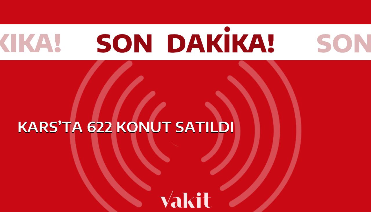 Kars ilinde geçtiğimiz günlerde 622 adet konut satıldı.