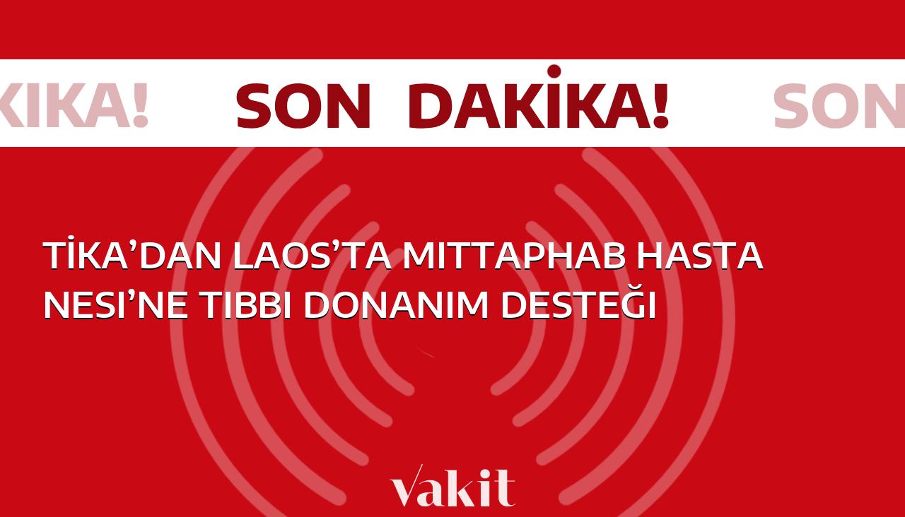 TİKA’dan Laos’ta Mittaphab Hastanesi’ne tıbbi donanım desteği