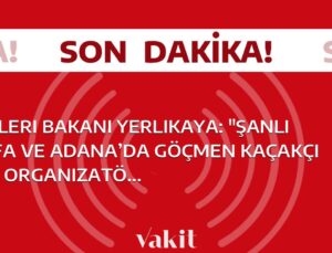 İçişleri Bakanı Yerlikaya: “Şanlıurfa ve Adana’da Göçmen Kaçakçılığı Organizatörlerine yönelik gerçekleştirilen “KALKAN-8” Operasyonlarında 37 Göçmen Kaçakçılığı Organizatörü yakalandı”