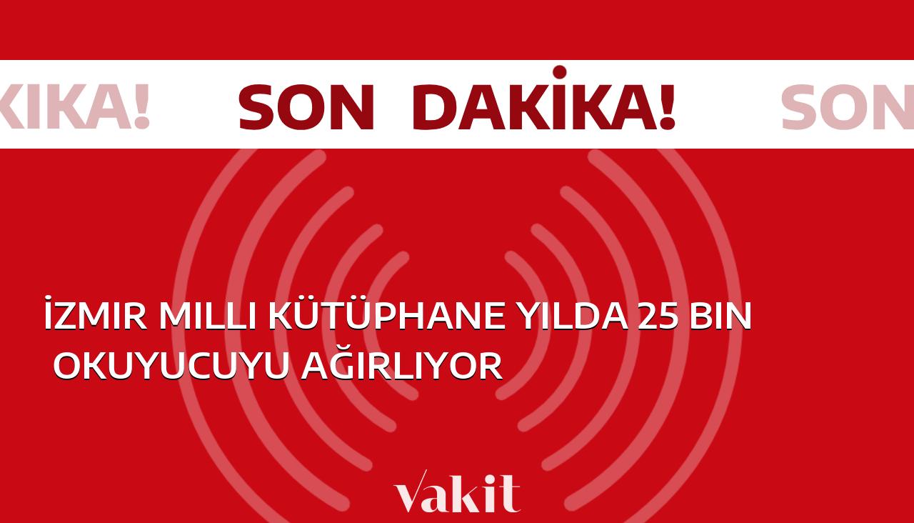 İzmir Milli Kütüphane, yılda 25 bin kişiyi ağırlıyor