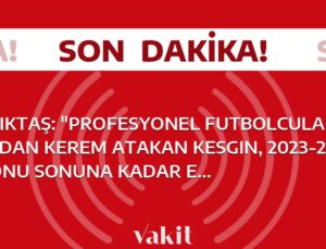 Beşiktaş’ın genç futbolcusu Kerem Atakan Kesgin, EMS Yapı Sivasspor’a geçici transfer oldu!