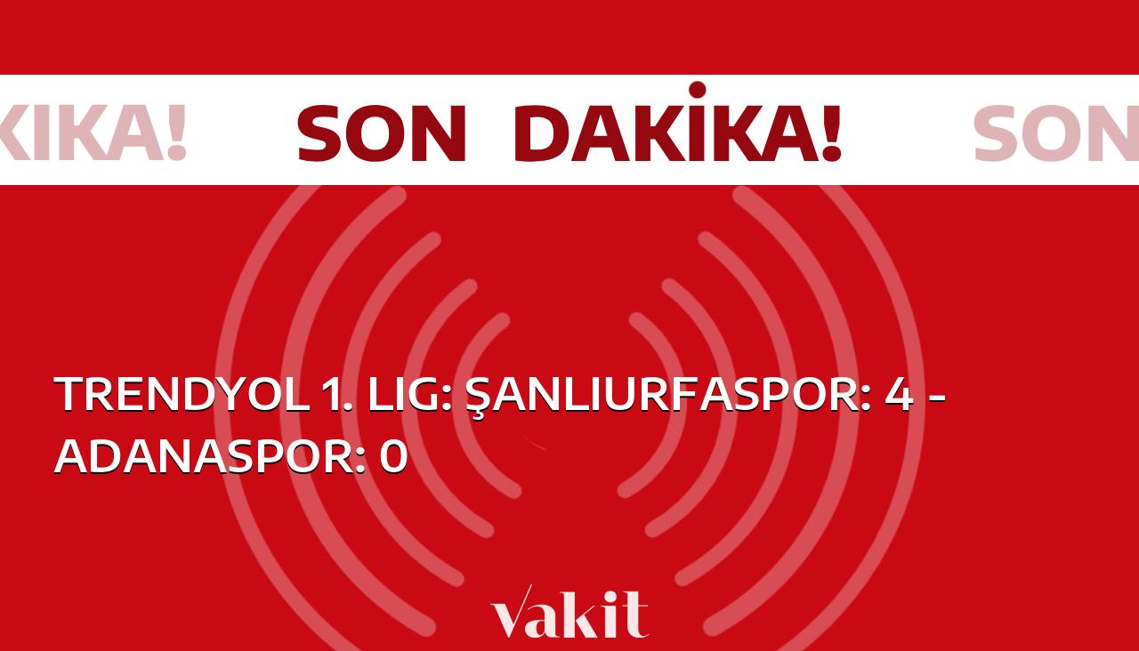 Şanlıurfaspor, Trendyol 1. Lig maçında Adanaspor’u 4-0 yenerek galibiyetini ilan etti!