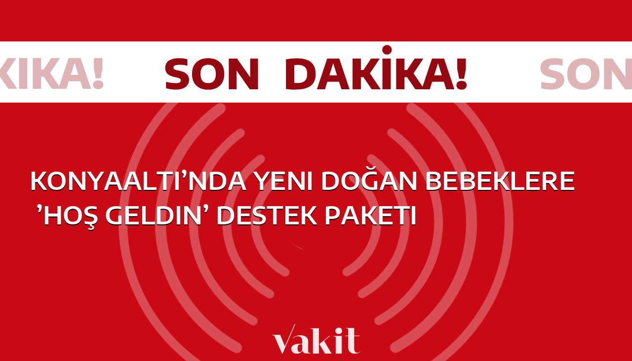 Konyaaltı bölgesinde yeni doğan bebeklere “Hoş geldin” destek paketi sunuluyor