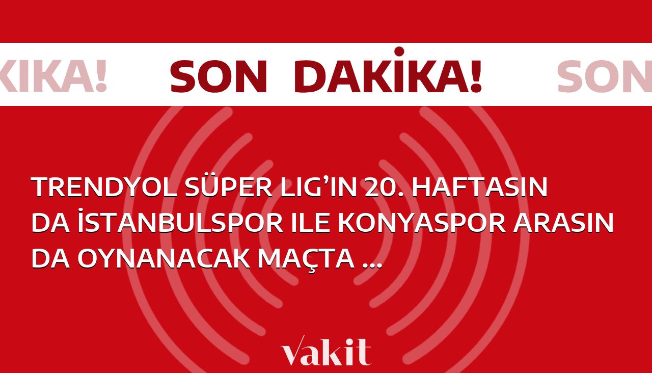 Trendyol Süper Lig’in 20. haftasında İstanbulspor ile Konyaspor arasında yapılacak maçta hakem Halil Umut Meler görev yapacak.