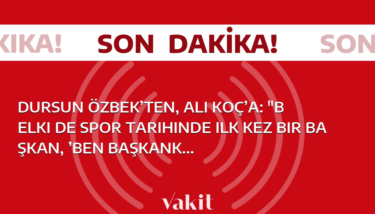 Dursun Özbek, Ali Koç’a “Belki de spor tarihinde ilk kez başkanlık yaptığımız dönemde bizi şampiyon yapmayacaklar” şeklinde açıklama yaptı. Üstelik bu kişi 5 yıldır başkanlık görevini sürdürüyor. Peki, kim bizi şampiyon yapmayacak?