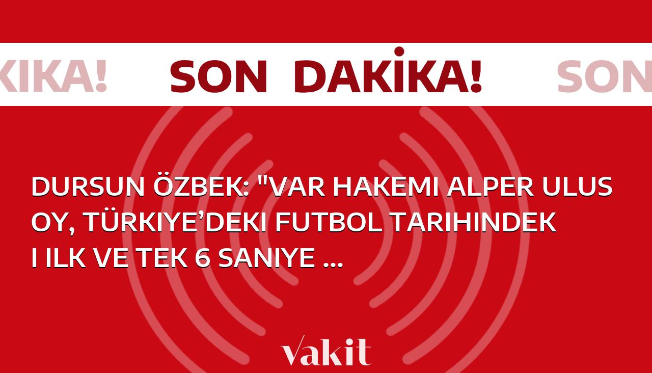 Dursun Özbek: “Galatasaray’a 6 saniye kuralını uygulayan ilk ve tek VAR hakemi Alper Ulusoy, Türkiye futbol tarihinde. Zorbay Küçük ve Alper Ulusoy’a soruyorum, Galatasaray’dan ne bekliyorsunuz?”