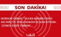 Galatasaray Başkanı Dursun Özbek: “Müsabakanın hakemi Suudi Arabistan’dan yerli olmalıydı. Çünkü eğer yabancı bir hakemle oynanacaksa, bu bir maç için uygun değil. Bu radikal bir karar ve aynı kararı tüm maçlar için almalısınız.”